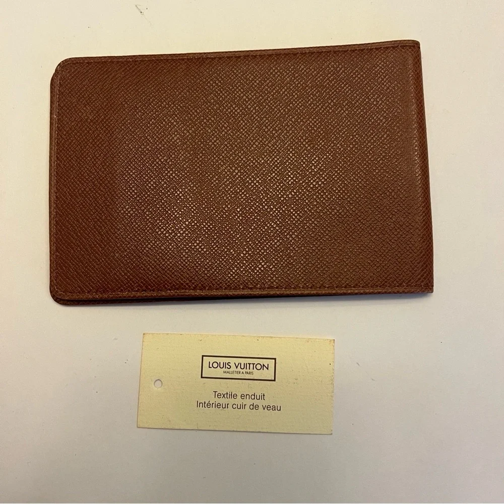 Louis Vuitton checkbook holder